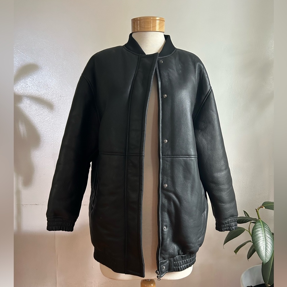 Loulou Studio Gabriola Shearling Bomber